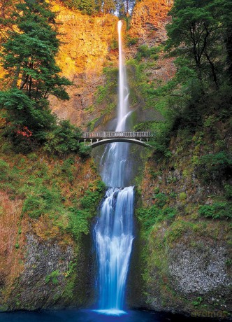 EUROGRAPHICS 1000 el. Wodospady Multnomah Oregon 6000-0546 [PUZZLE]