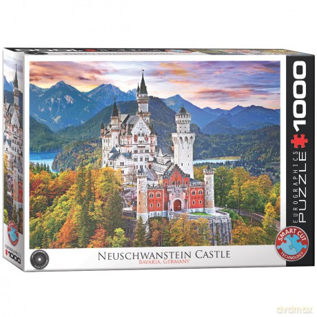 EUROGRAPHICS 1000 el. Zamek Neuschwanstein Niemcy 6000-0946 [PUZZLE]