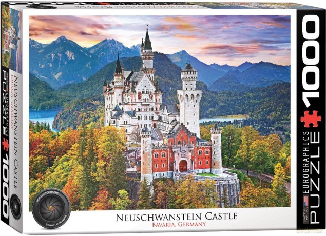 EUROGRAPHICS 1000 el. Zamek Neuschwanstein Niemcy 6000-0946 [PUZZLE]