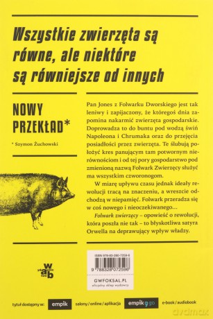 Folwark zwierzęcy - George Orwell [KSIĄŻKA]