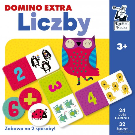 Gra Domino extra Liczby Kapitan Nauka