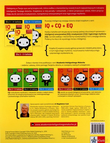 IQ-inteligencja logiczna dla 2-3 latków Akademia Inteligentnego Malucha [KSIĄŻKA]
