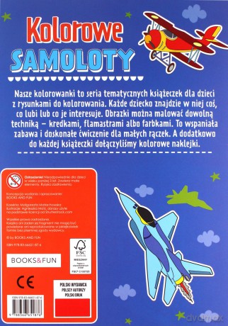 Kolorowe samoloty [KSIĄŻKA]