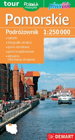 Pomorskie. Podróżownik 1:250000. Plastik [KSIĄŻKA]