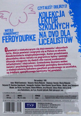 Ferdydurke (Kolekcja lektur szkolnych) [DVD]