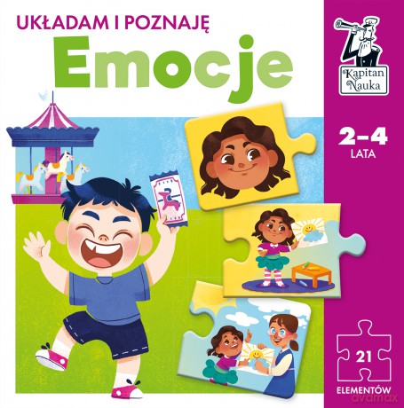 Układam i poznaję Emocje Kapitan Nauka [PUZZLE]