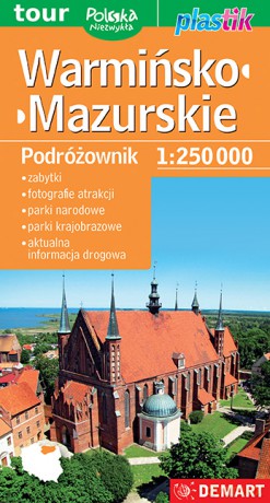 Warmińsko-Mazurskie. Podróżownik 1:250000. Plastik [KSIĄŻKA]