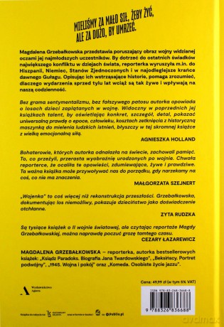 Wojenka. O dzieciach, które dorosły bez ostrzeżenia - Magdalena Grzebałkowska [KSIĄŻKA]