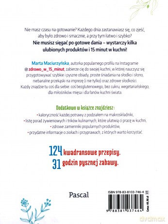 Zdrowo w 15 minut - Marta Maciurzyńska [KSIĄŻKA]