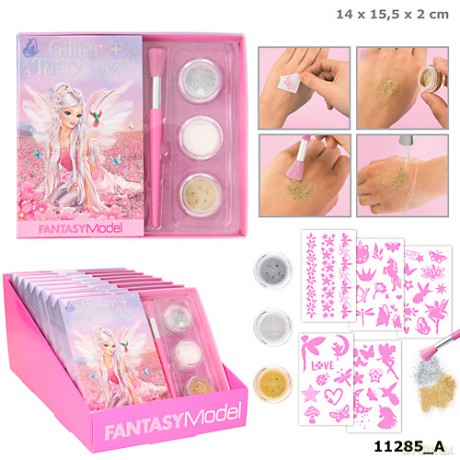 Zestaw brokatowych tatuaży Fantasy Friend 11285A
