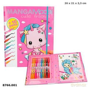 Zestaw Cute Friends z dwustronnymi flamastrami Manga 8766
