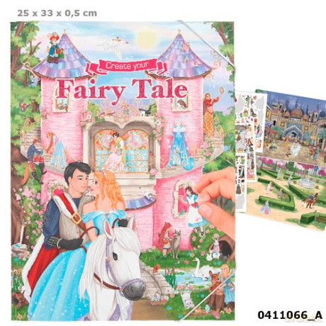 Zestaw z naklejkami Fairy Tale świat bajek 11066A