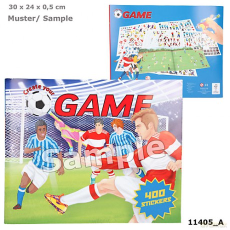 Zestaw z naklejkami Football 11405A
