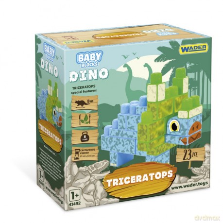 Baby Blocks Dino klocki Triceratops [KLOCKI]