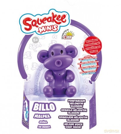 Interaktywna balonikowa Małpka Squeakee Minis [FIGURKA]
