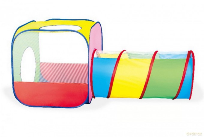 Namiot kostka plus tunel 70x70x170 cm