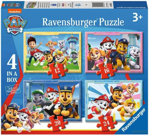 Puzzle 4w1 Drużyna Psi Patrol [PUZZLE]