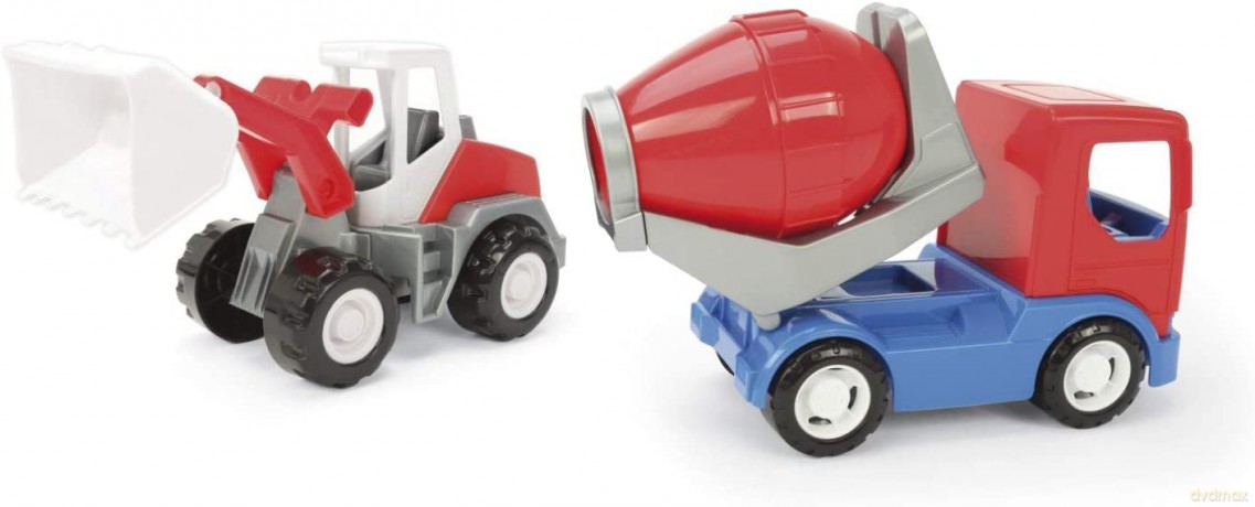 Tech Truck auta budowlane - Betoniarka i ładowarka