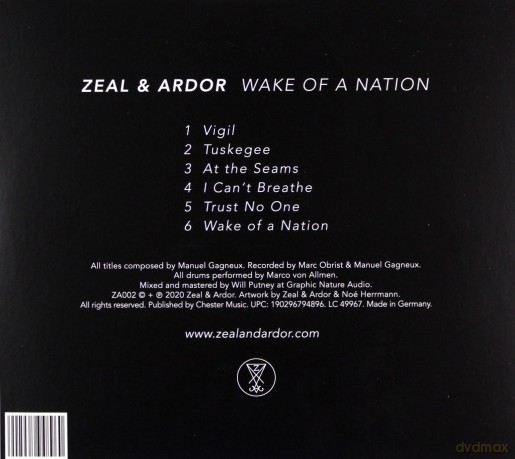 Zeal And Ardor: Wake Of A Nation [CD]