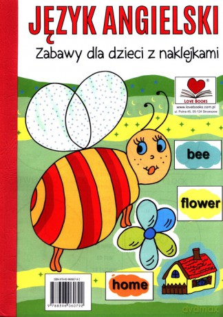 Język angielski Zabawy dla dzieci z naklejkami [KSIĄŻKA]
