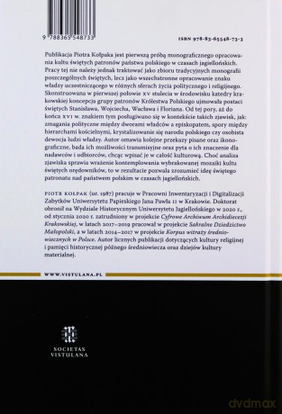 Kult świętych patronów Królestwa Polskiego w czasach Jagiellonów - Piotr Kołpak [KSIĄŻKA]