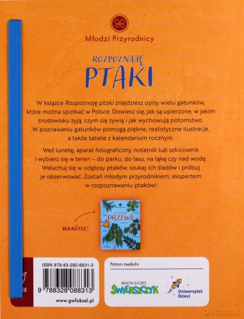 Młodzi przyrodnicy Rozpoznaję ptaki - Patrycja Zarawska [KSIĄŻKA]
