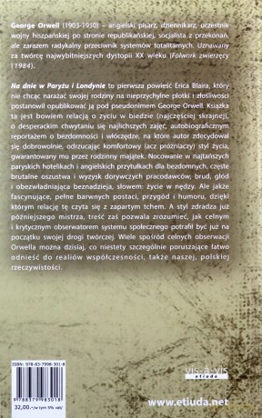 Na dnie w Paryżu i Londynie - George Orwell [KSIĄŻKA]