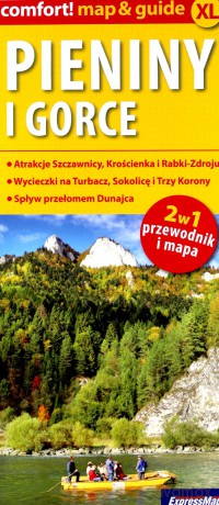 Pieniny i Gorce laminowany map&guide 2w1: przewodnik i mapa
