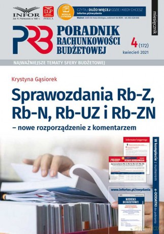 Sprawozdania Rb-Z,Rb-N,Rb-UZ i RB-ZN. Nowe rozporządzenie z komentarzem - Krystyna Gąsiorek [KSIĄŻKA]