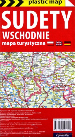 Sudety Wschodnie foliowana mapa turystyczna 1:60 000