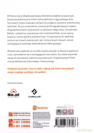 Szlaki Polski. 30 najpiękniejszych tras długodystansowych - Łukasz Supergan [KSIĄŻKA]