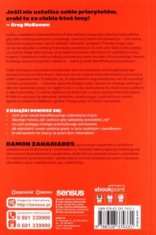 Sztuka mówienia NIE - Damon Zahariades [KSIĄŻKA]