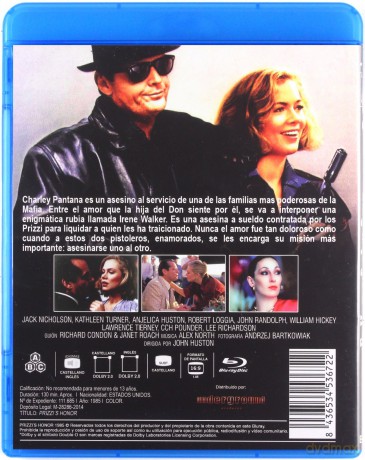 Prizzi's Honor (Honor Prizzich) [Blu-Ray]