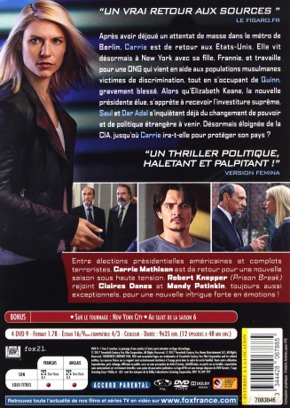 Homeland Season 6 [4DVD]