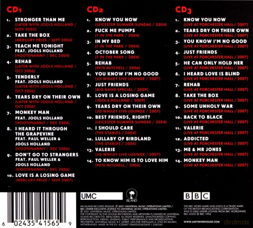 Amy Winehouse: At The BBC [3CD]