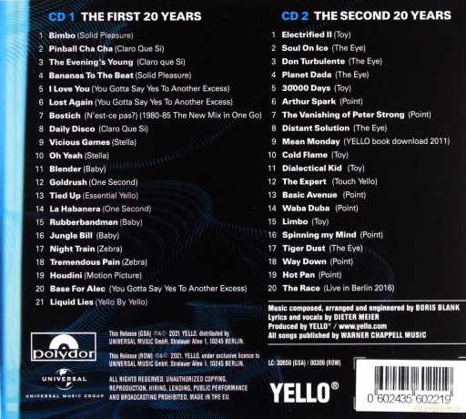 Yello: Yello 40 Years [2CD]