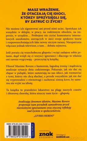 Co zrobić z idiotami. I samemu nie wyjść na idiotę - Maxime Rovere [KSIĄŻKA]