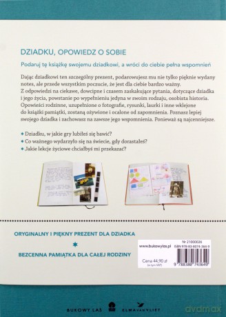 Dziadku, opowiedz o sobie - Vliet Elma van [KSIĄŻKA]