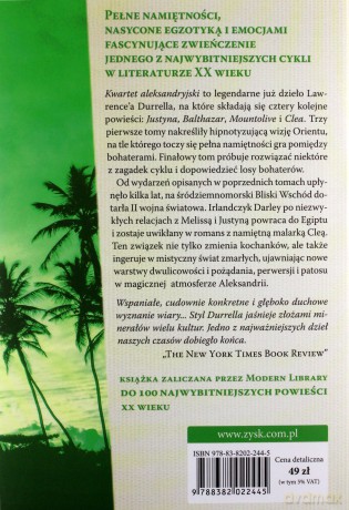 Kwartet aleksandryjski. Clea - Lawrence Durrell [KSIĄŻKA]