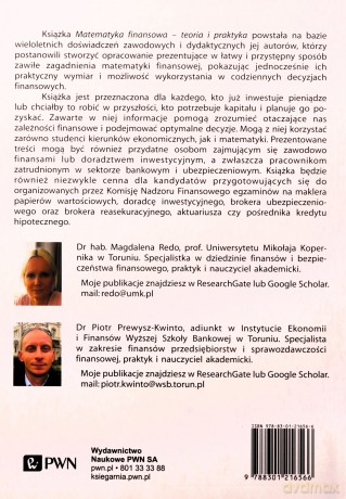Matematyka finansowa - Magdalena Redo, Piotr Prewysz-Kwinto [KSIĄŻKA]
