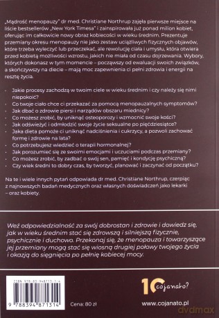Mądrość menopauzy - Christiane dr Northrup [KSIĄŻKA]