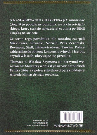 O naśladowaniu Chrystusa - a Kempis Tomasz [KSIĄŻKA]