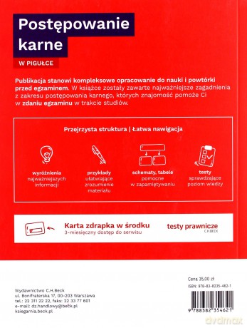 Postępowanie karne w pigułce [KSIĄŻKA]
