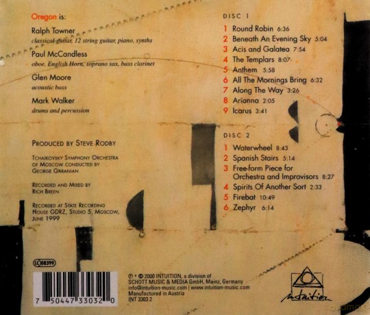 Oregon with The Moscow Tchaikovsky Symphony Orchestra: Oregon In Moscow [2CD]