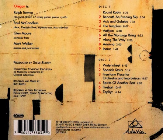 Oregon with The Moscow Tchaikovsky Symphony Orchestra: Oregon In Moscow [2CD]
