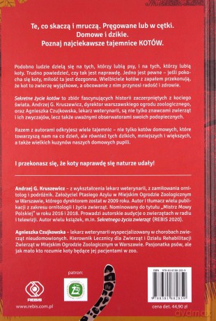 Sekretne życie kotów - Andrzej Kruszewicz, Agnieszka Czujkowska [KSIĄŻKA]