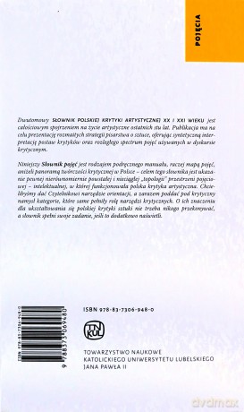 Słownik polskiej krytyki artystycznej XX i XXI wieku, (Tom I-II) [KSIĄŻKA]