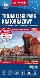 Trójmiejski Park Krajobrazowy - mapa