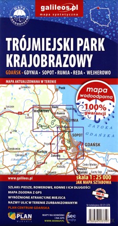 Trójmiejski Park Krajobrazowy - mapa