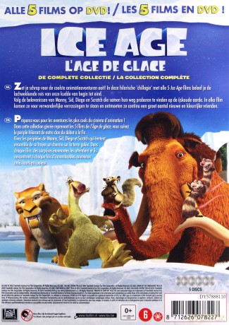 Ice Age 1-5 (Epoka Lodowcowa 1-5) [BOX] [5DVD]